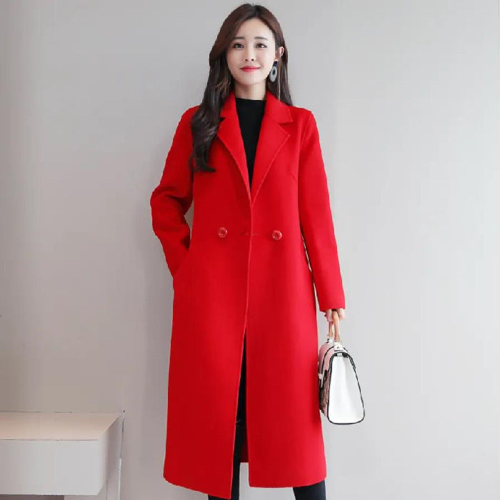 Mid-length Plus Size Loose Overcoat